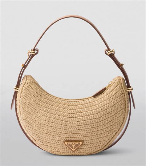 Prada Arqué Woven Shoulder Bag 